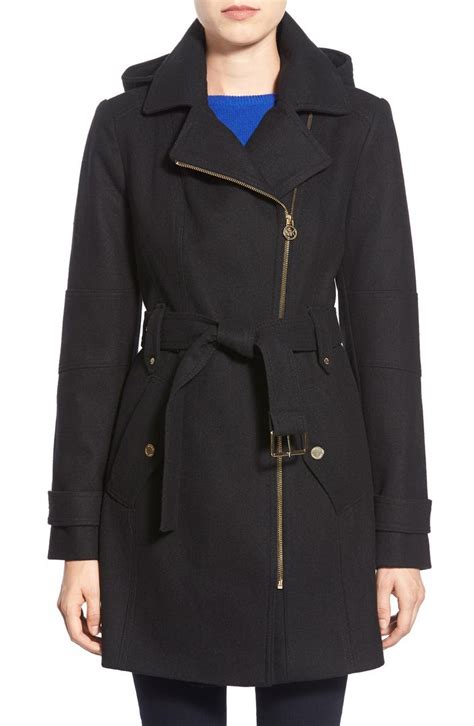 MICHAEL Michael Kors Wool Blend Coat with Removable 